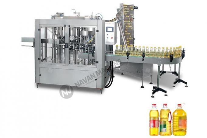Machine de remplissage de mise en bouteilles facile à grande vitesse d'huile de friture d'huile de table d'opération de NAVAN